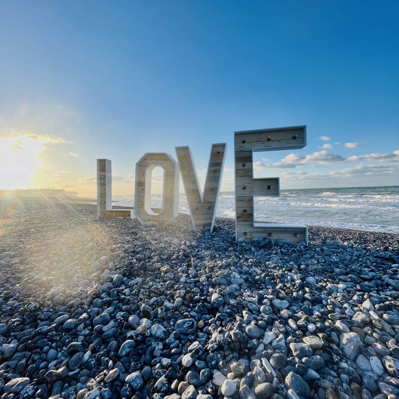 LOVE lumineux géant